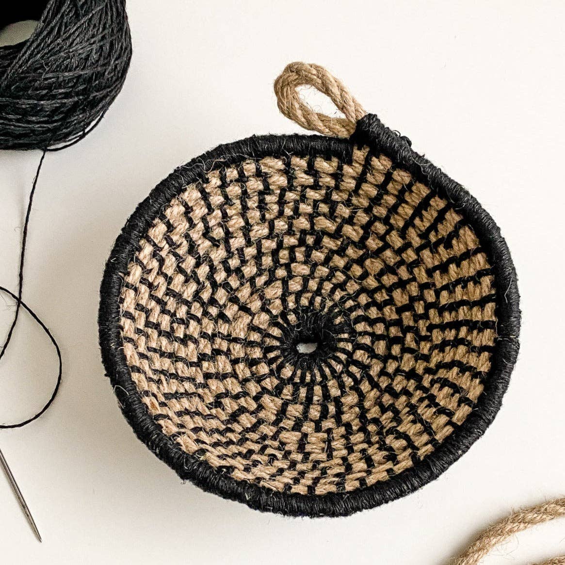 Naomi Nesting Bowls Kit: Jute with Rust