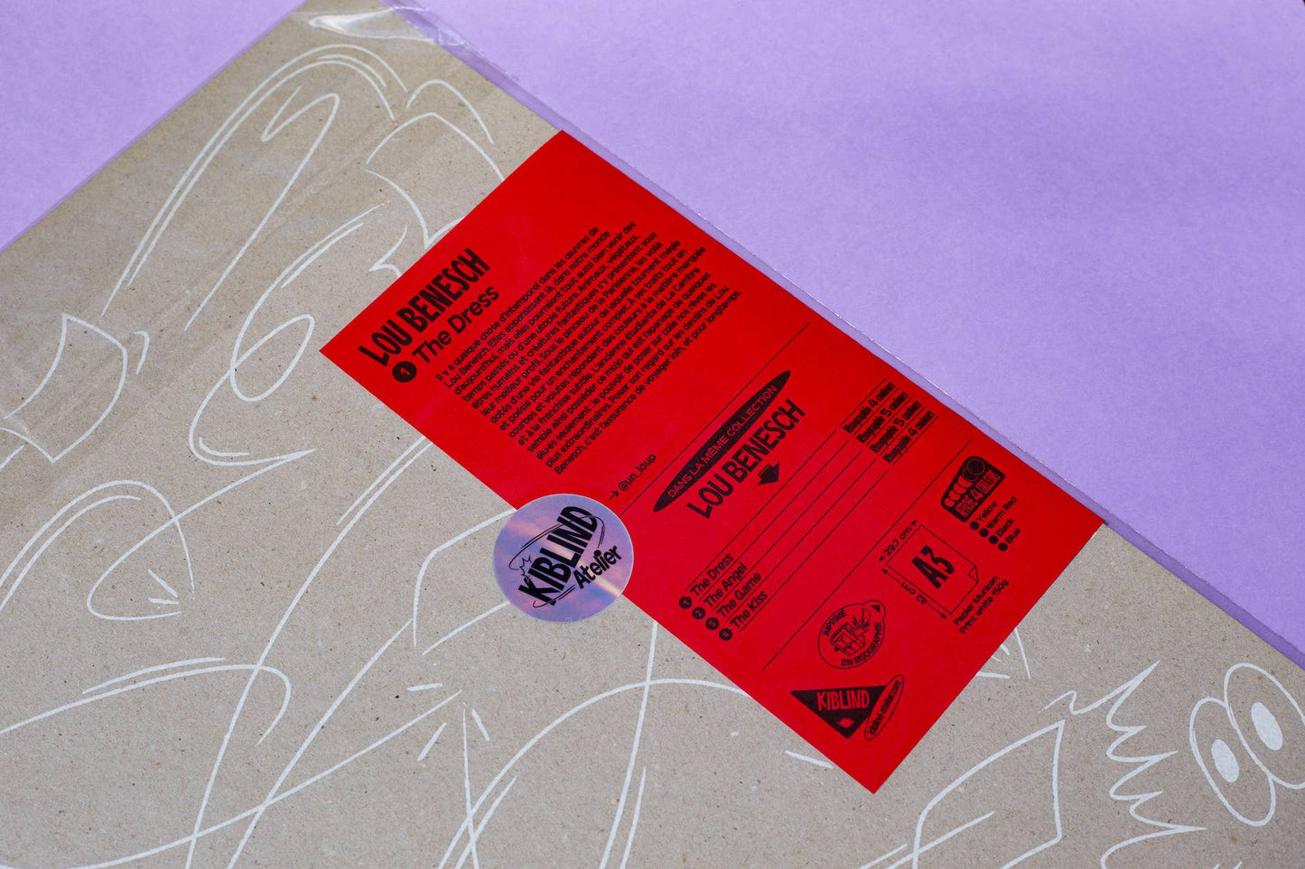 A3 poster - Lou Benesch - The Dress