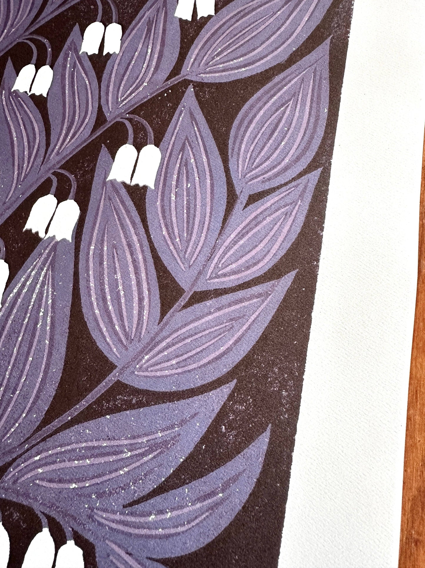 Solomon's Seal Poster - Blue