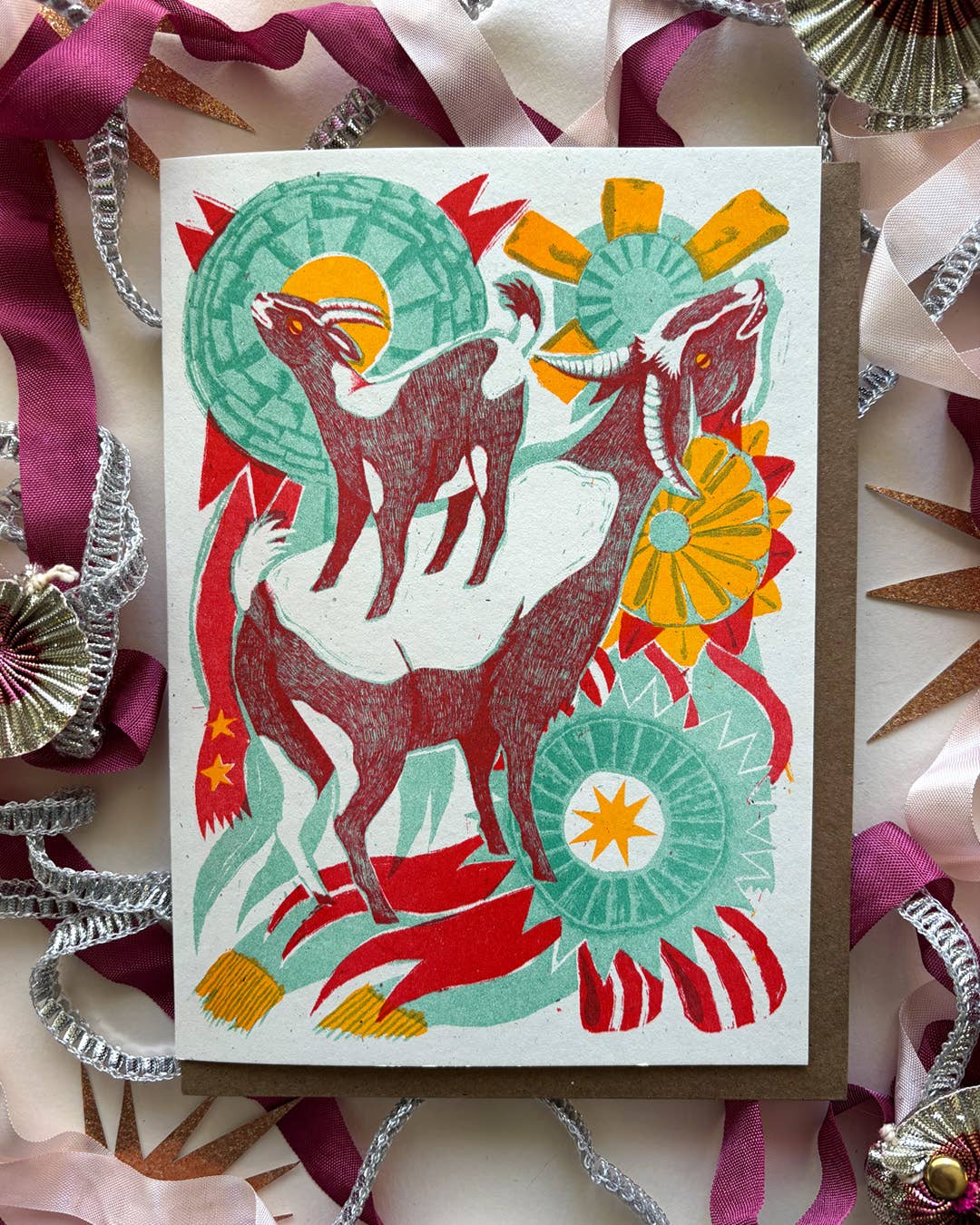 Great G.O.A.T Card – Handmade Studio