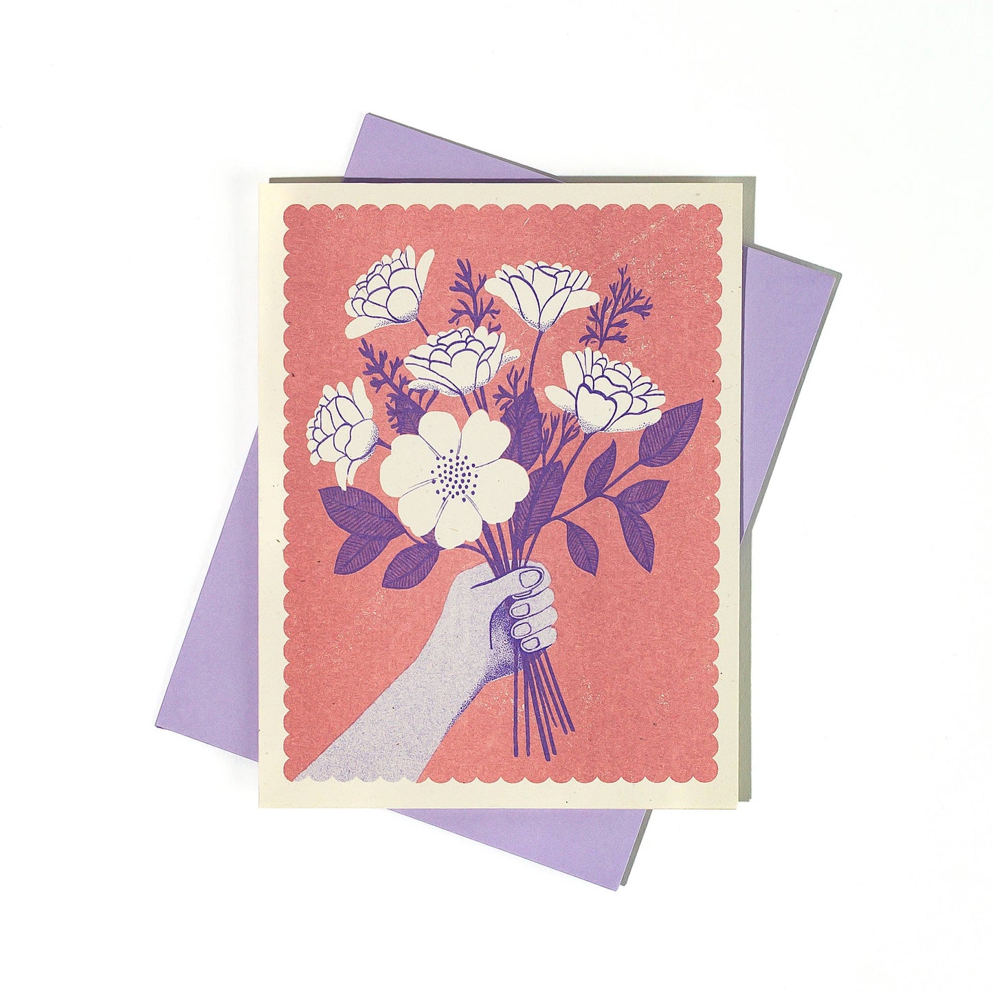 Bouquet - Risograph Card