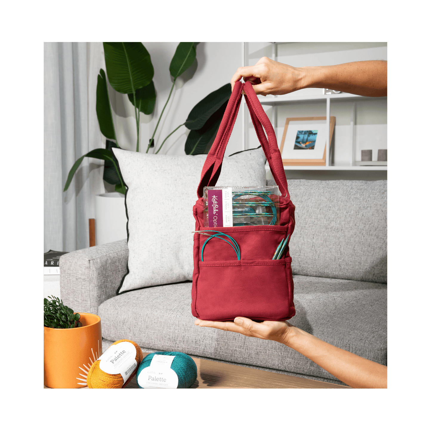 Soolla Studio Bag, Cinnamon, Pottery Tool Bag: Cinnamon