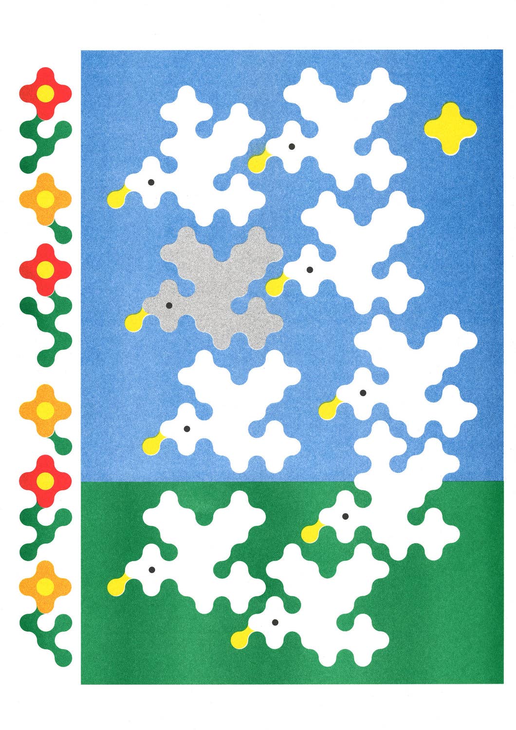 A3 poster - Joe O'Donnell - Nine Birds