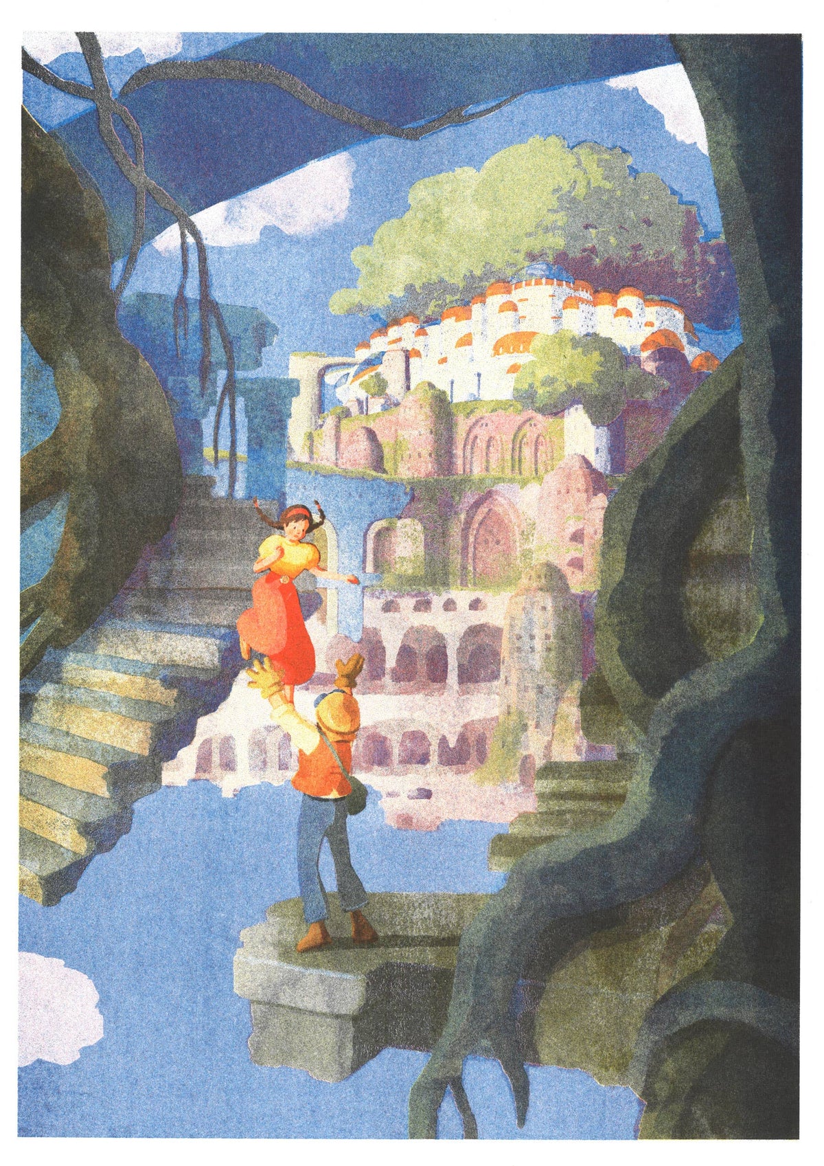 A3 poster - Miyazaki/Castle in the Sky - Hifumiyo