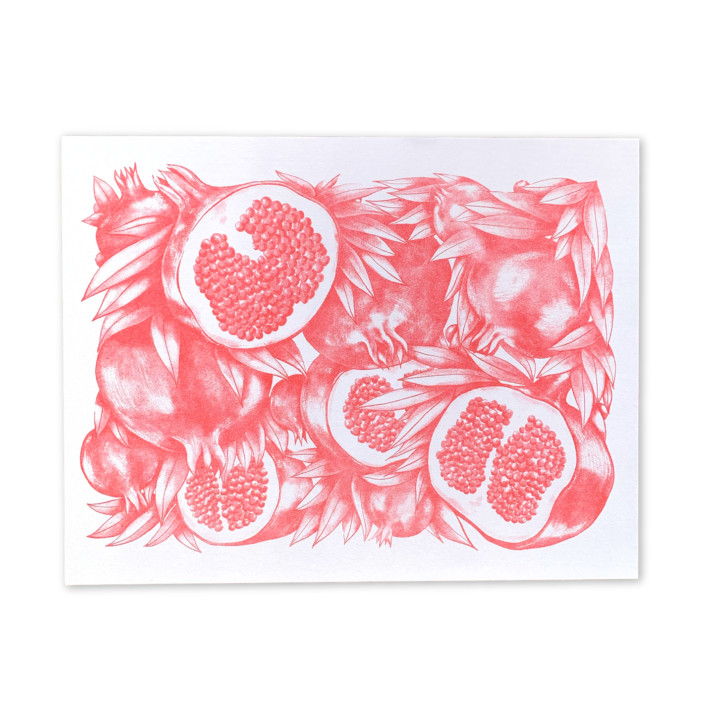Pomegranate Jumble Print