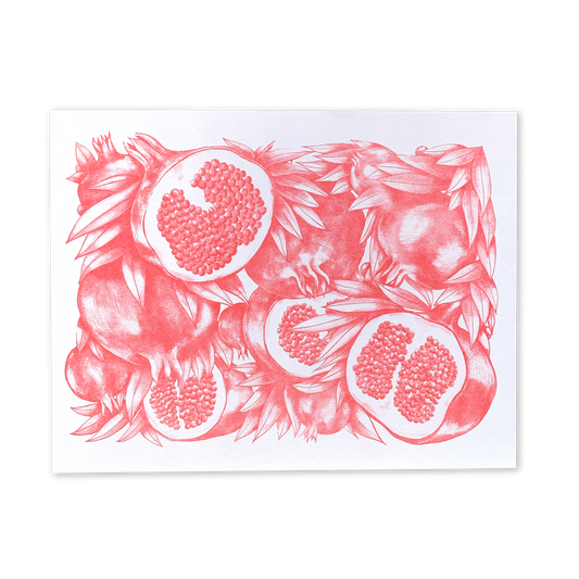 Pomegranate Jumble Print