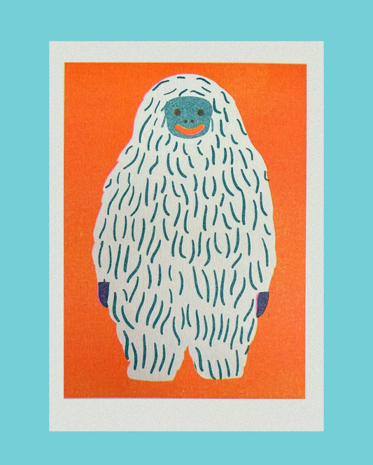 Yeti Postcard