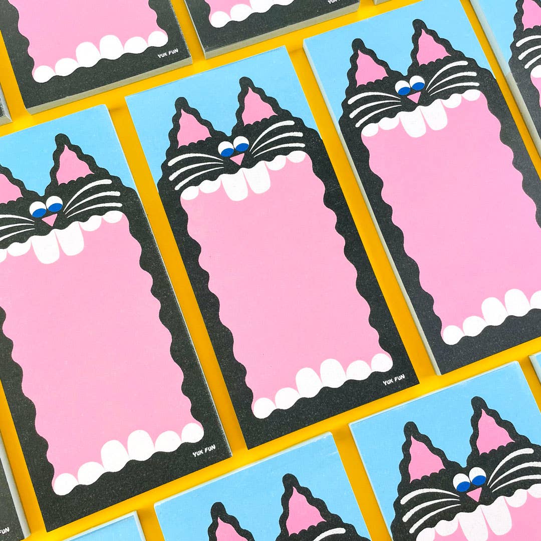 YUK FUN Big Mouth Cat Notepad
