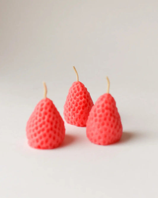 Mini Strawberry Candle $2 Each