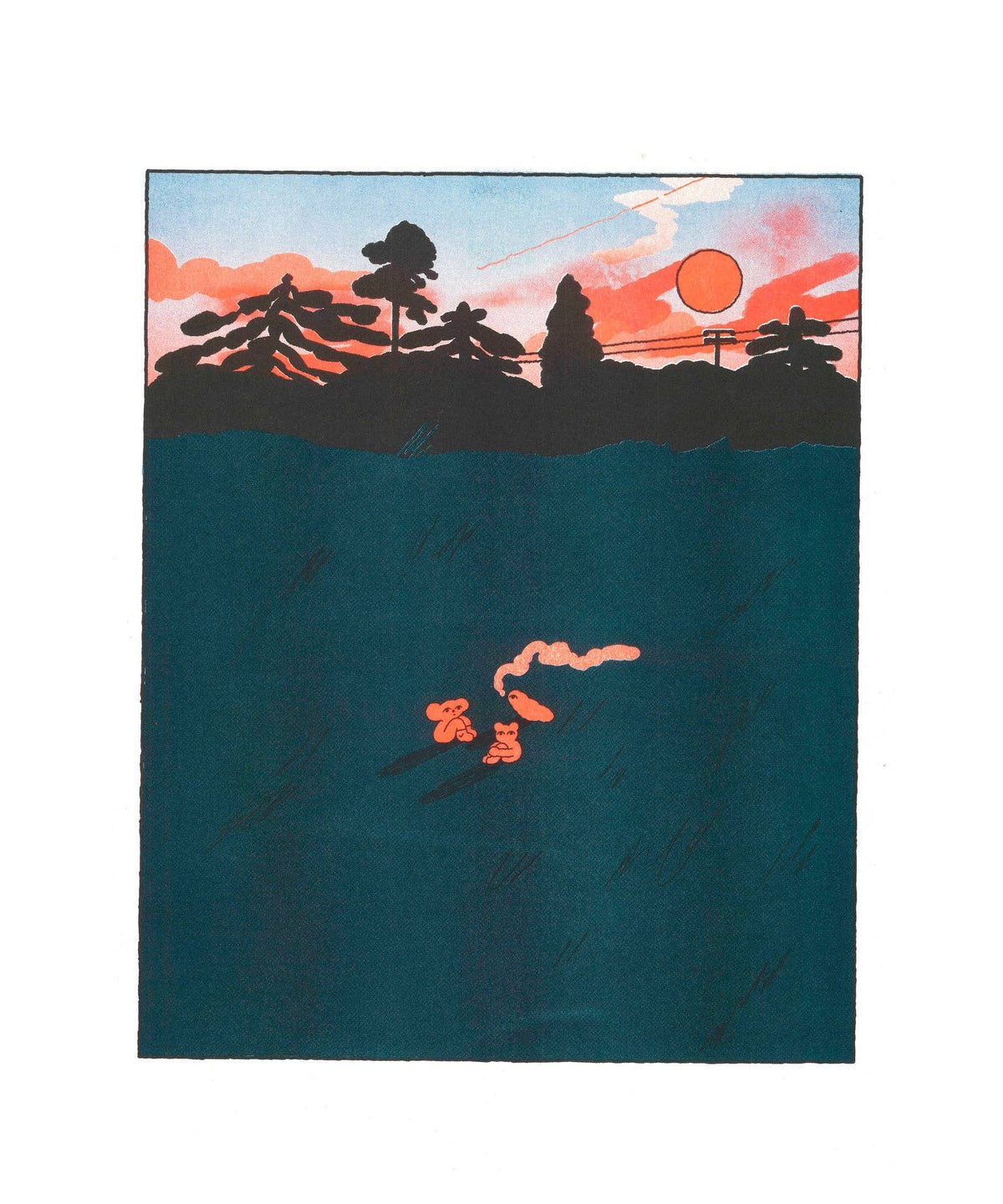 A3 Poster - Hel Covell - Fields at Dusk 2