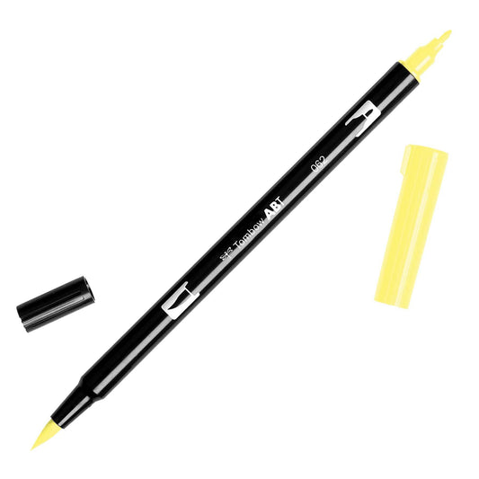 Dual Brush Pen Art Markers - Pale Yellow - SKU# 56507