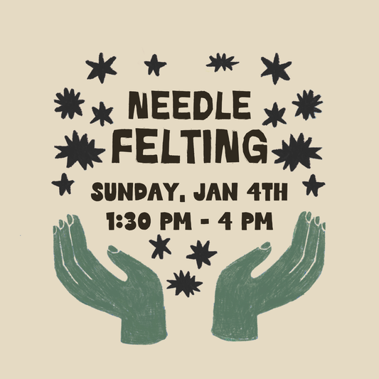 Needle Felting January 4th