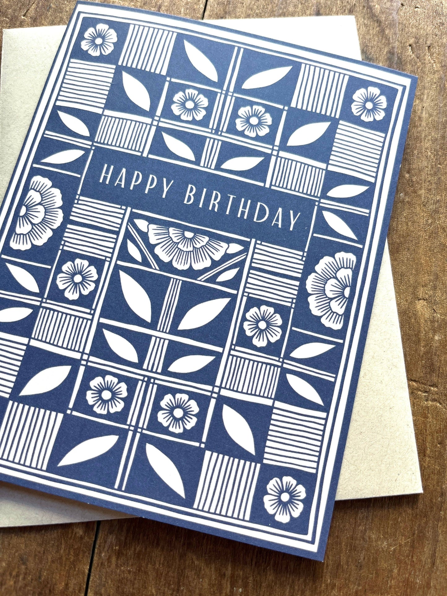 "Happy Birthday," Greeting Card: Single Card