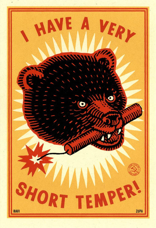 Short Temper Print