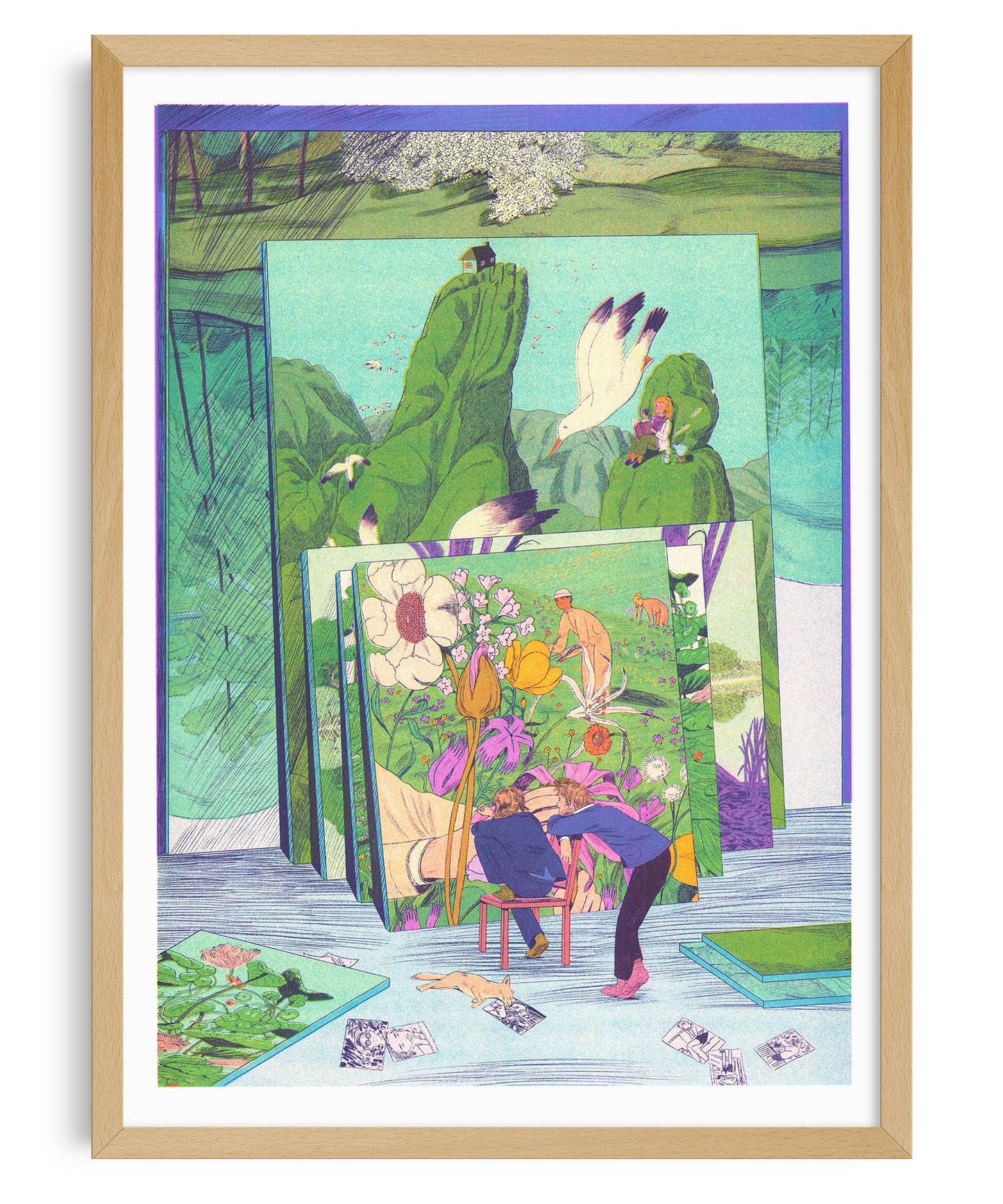 A3 Poster - The Painter's Studio - Karlotta Freier