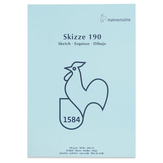 Hahnemühle Skizze Gluebound Sketch Pad - 11.69" x 16.53", 50 Sheets, 190 gsm