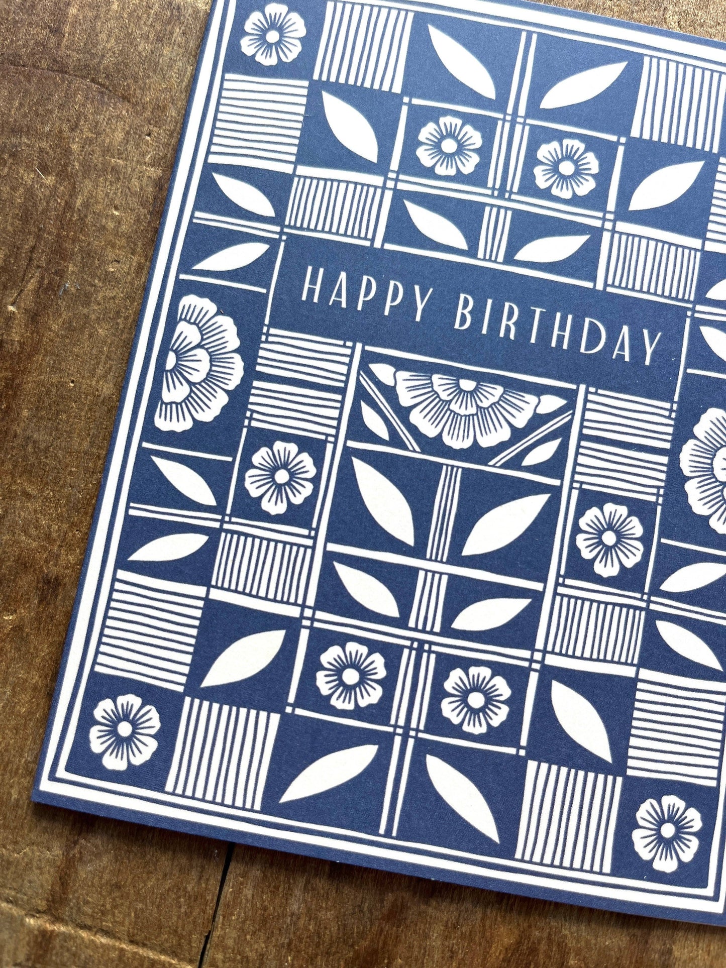 "Happy Birthday," Greeting Card: Single Card