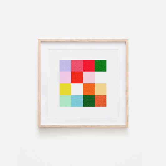 Cali Art Print: 8 x 8"