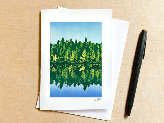 Moment of Reflection Greeting Card: NO Clear EcoSleeve