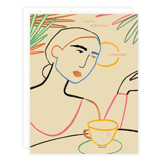 Colorful Contour Lady