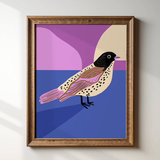 "Bold Bird" 8" x 10" Giclée Art Print