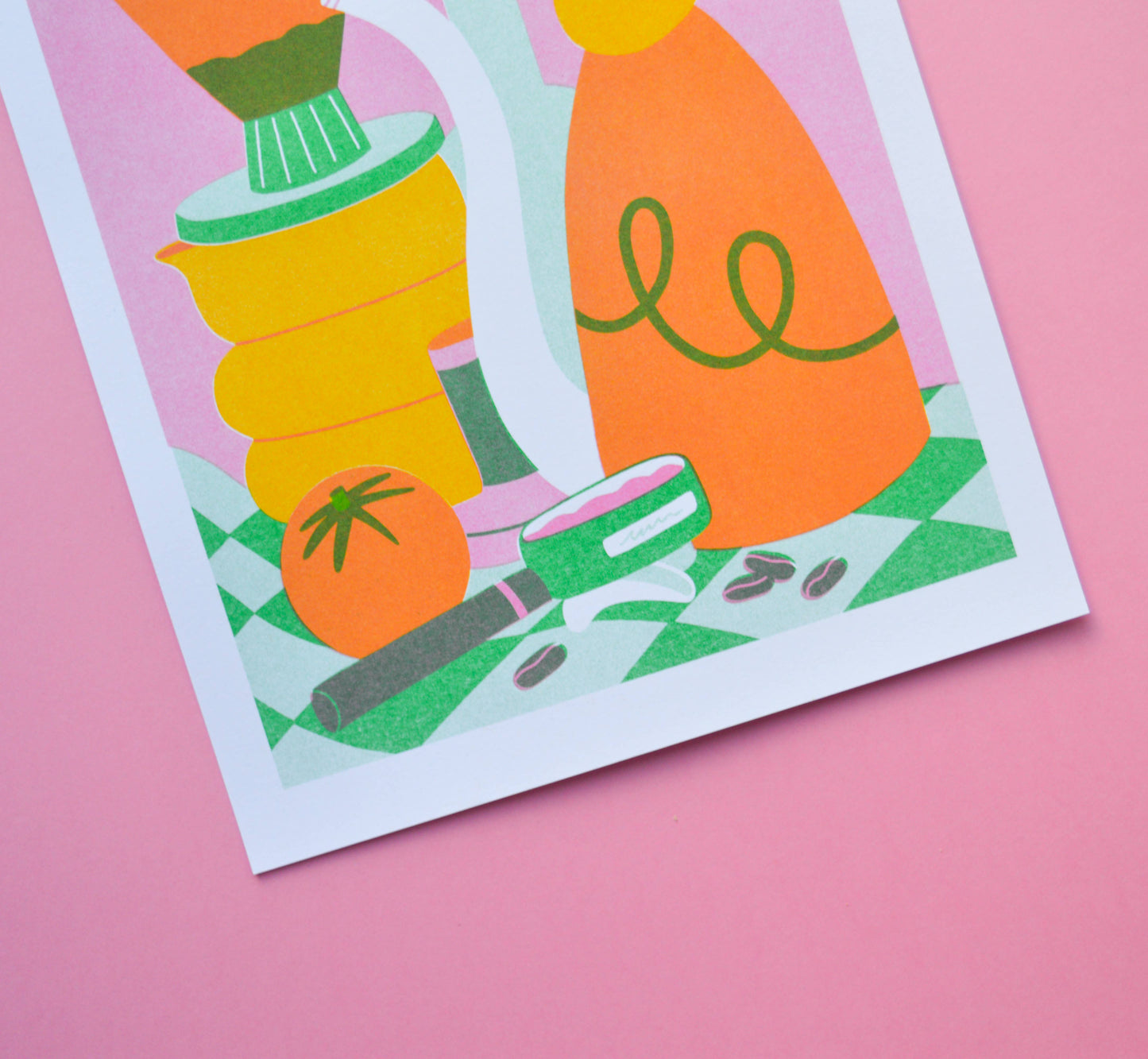 Coffee A4 Risograph Print