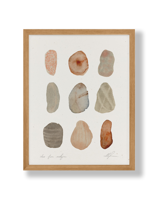 Stones From Michigan: 8.5 x 11