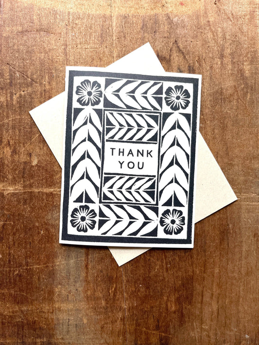 "Thank You," Greeting Card: Box of Six