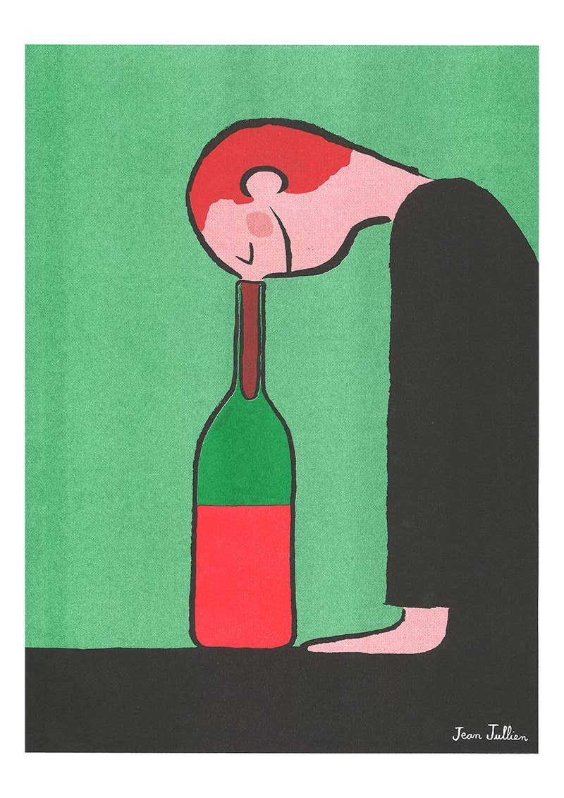 A3 poster - Jean Jullien - Bottle