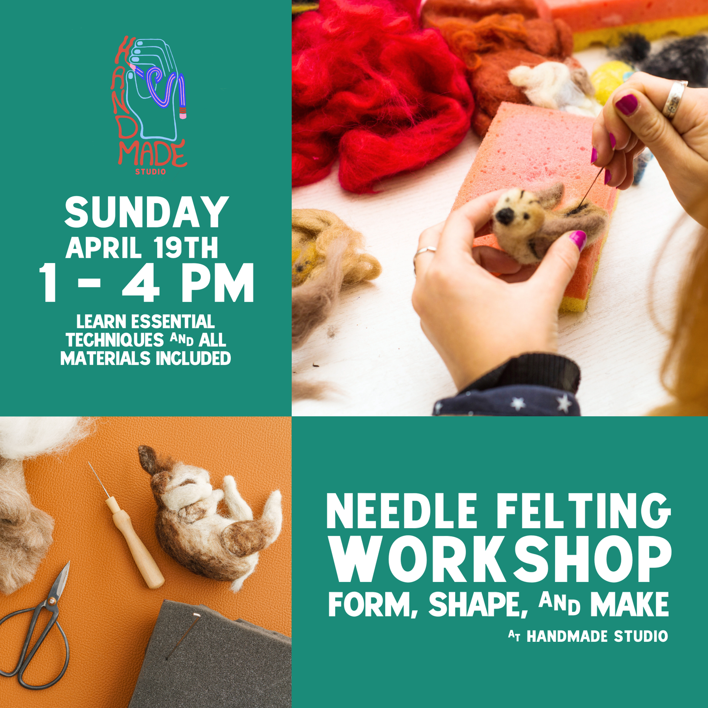 Needle Felting April 19th