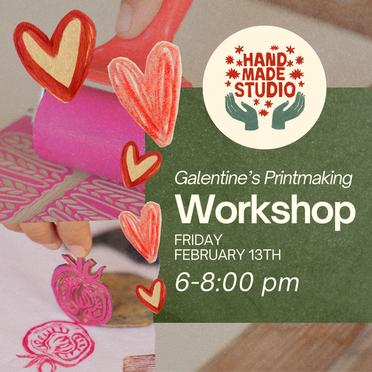 Galentine’s Linocut Workshop