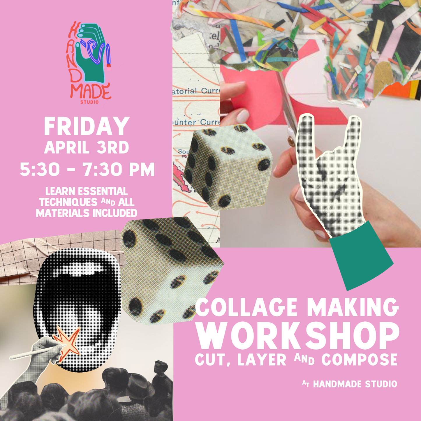 Collage Making Workshop April 3rd