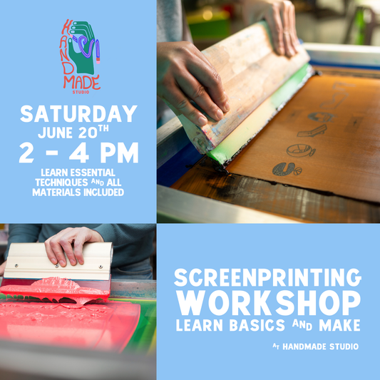 Screen Printing 101 June 20th