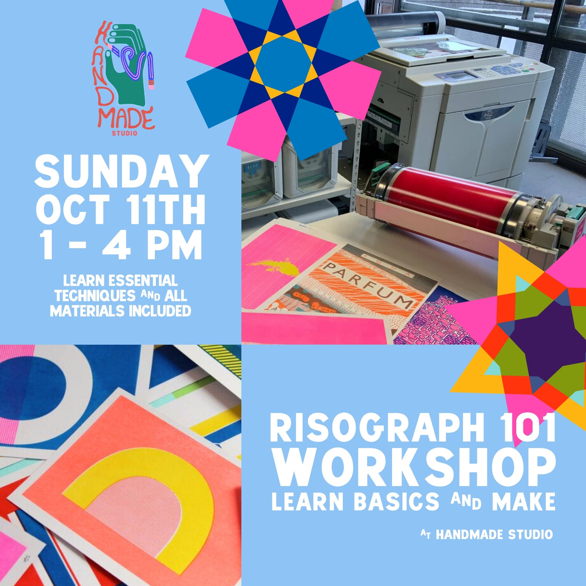 Intro to Risograph Printing! October 11th
