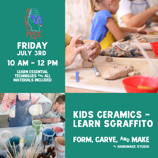 Kid's Ceramics Sgraffito Workshop