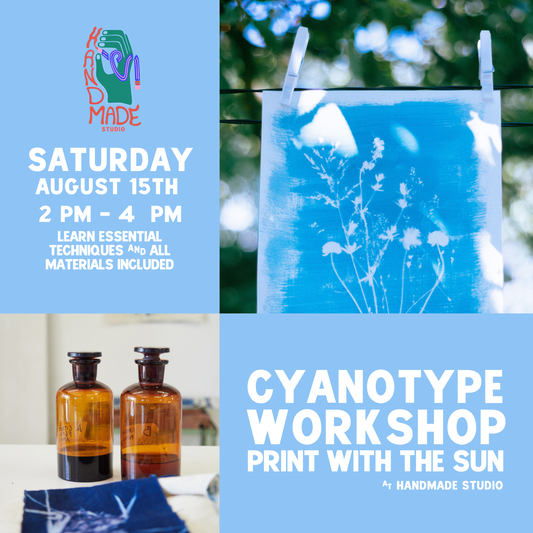 Cyanotype Workshop August 15th