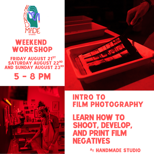 Intro to Film Photography (3 Day Workshop!) August