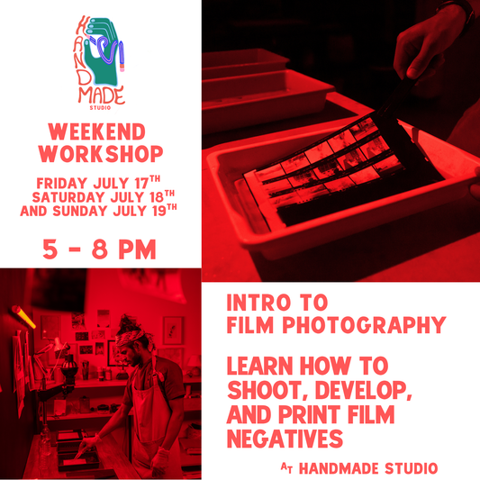 Intro to Film Photography (3 Day Workshop!) July