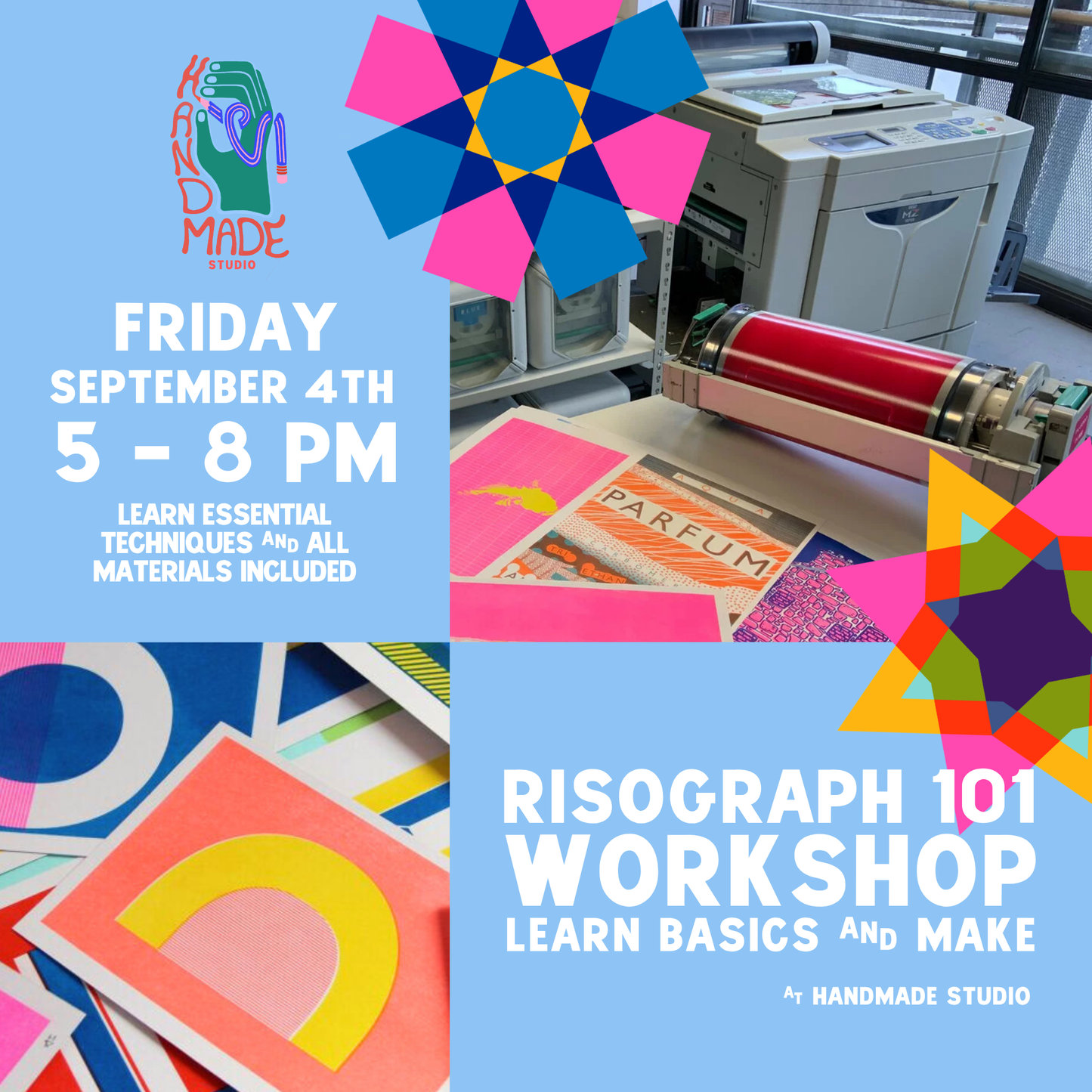 Intro to Risograph Printing! September 4th