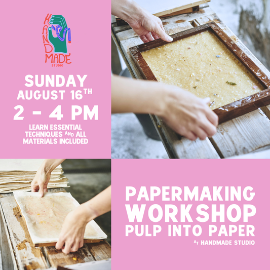 Papermaking - Utilizing Recycled Paper August 16th