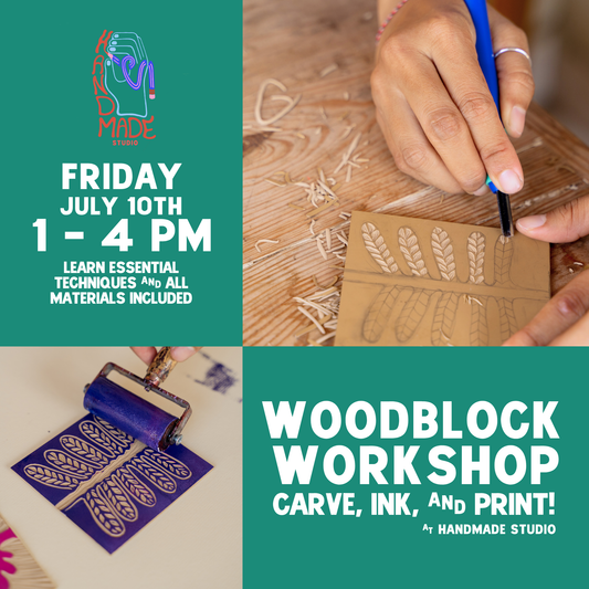 Wood Block Printmaking July 10th