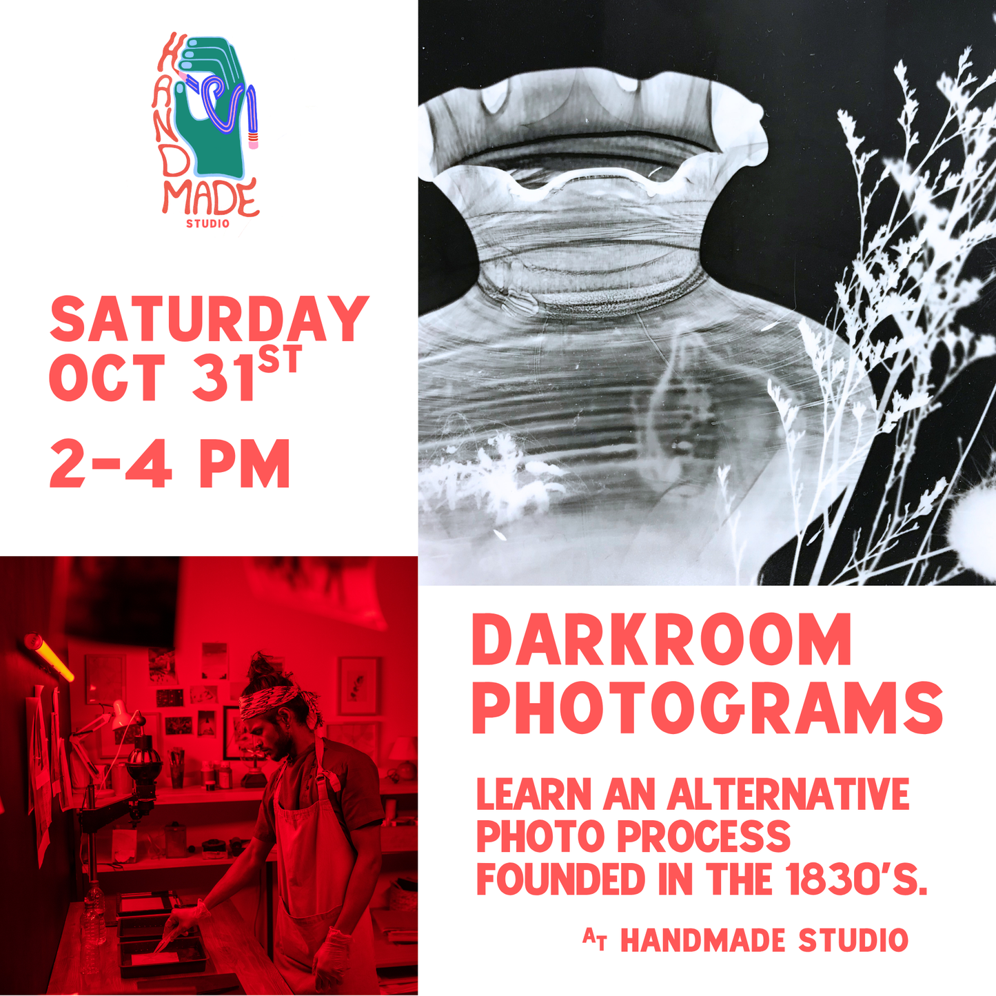 Photograms: Alternative Darkroom Process 10/31