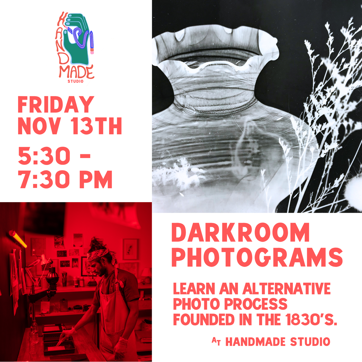 Photograms: Alternative Darkroom Process 10/13