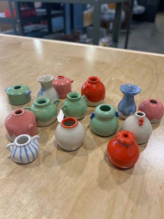 Mini Ceramic Vase, Style #2 - Nora Langer