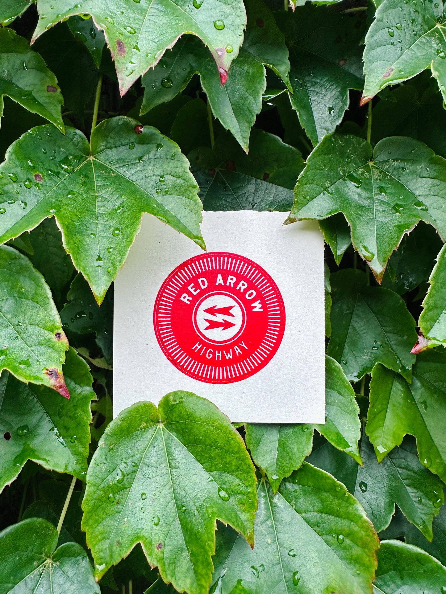 Red Arrow Highway Mini Print