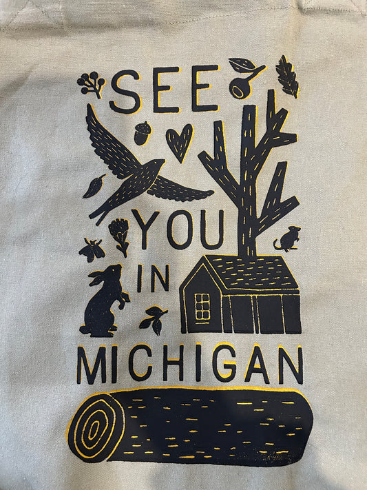 See You in Michigan Tote