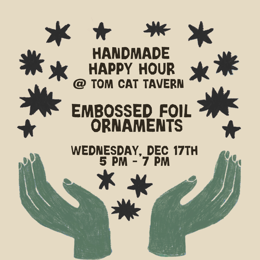 Handmade Happy Hour - Foil Ornaments