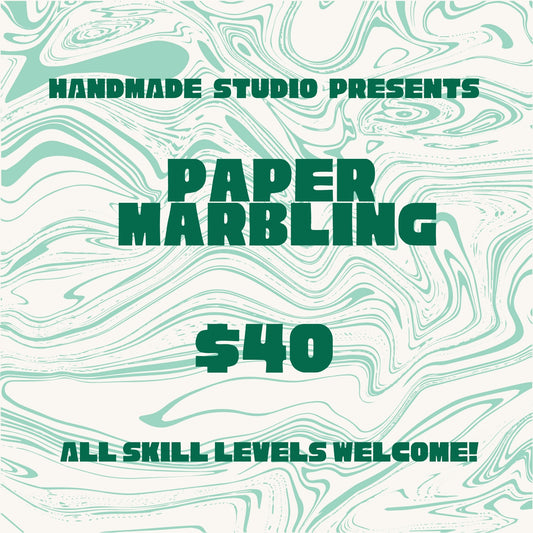 Paper Marbling Workshop August 10th