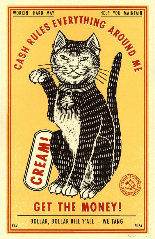 Cash Rules Print: 11"x17"