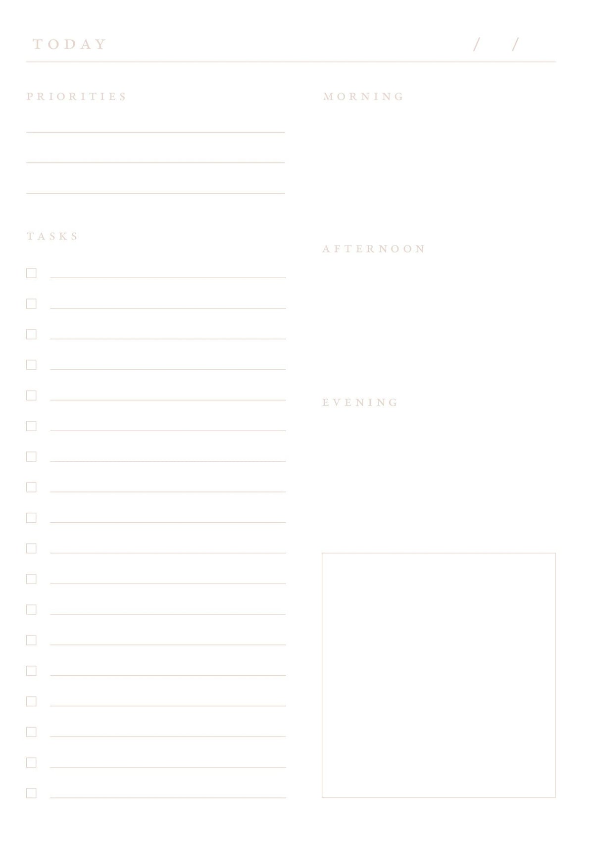 Original Softcover Today Planner A5: Cornflower Blue